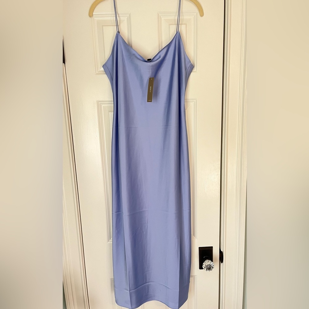 J. Crew Gwyneth Midi Slip Dress Size 8 NWT - Picture 2 of 6